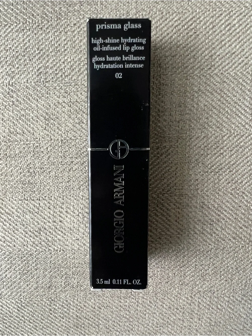Armani Beauty Prisma Glass Hydrating Lip Gloss with Squalane-02 Candy Halo